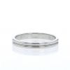 Fede nuziale Boucheron Godron modello piccolo in platino - Detail D2 thumbnail