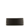Bolso de mano Hermès  Kelly 28 cm en cuero epsom negro - 360 Front thumbnail