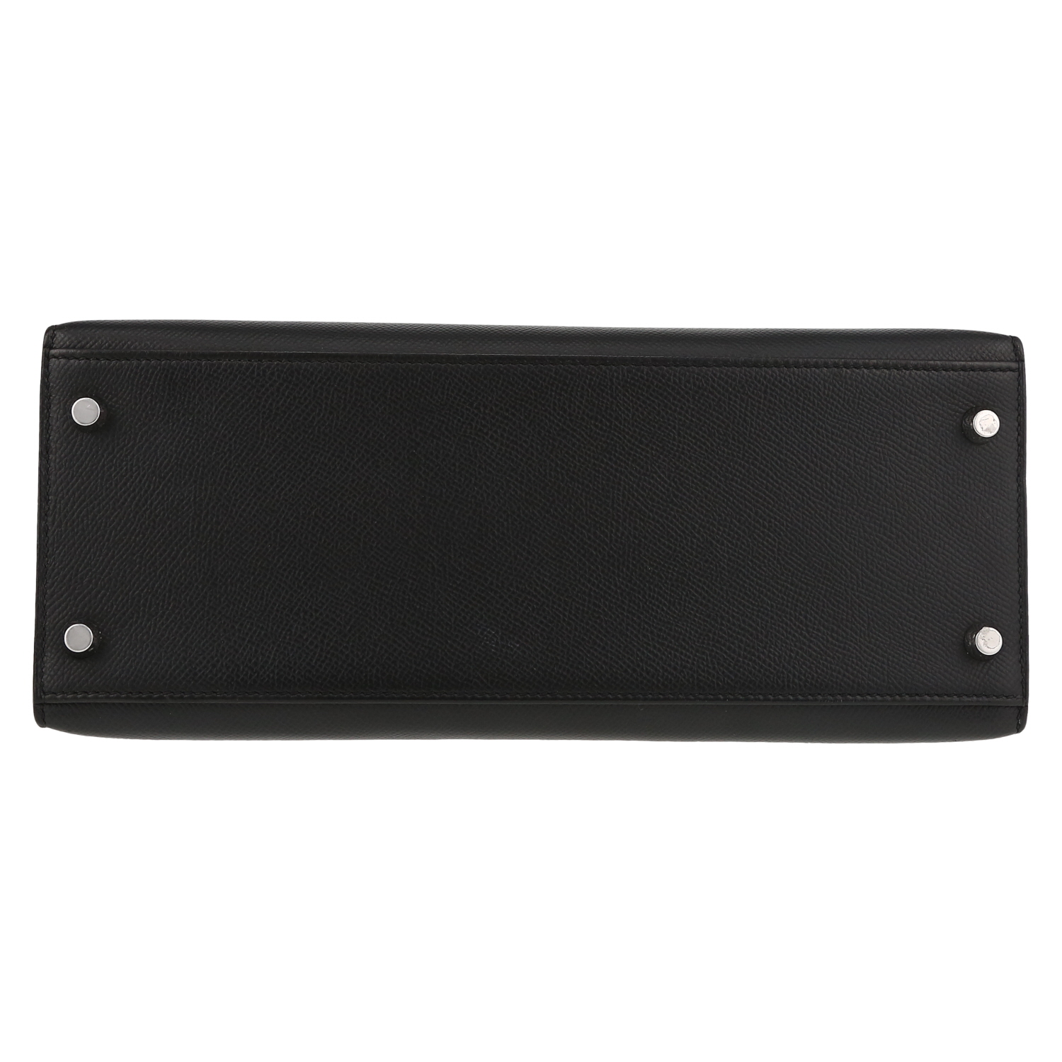 Borsa Hermès  Kelly 28 cm in pelle Epsom nera - Detail D1