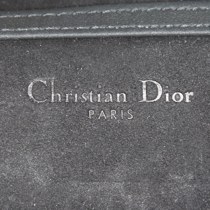 Bolso bandolera Dior Diorama en cuero negro - Detail D3