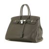 Hermes Birkin 35 cm handbag in grey Graphite togo leather - 00pp thumbnail