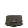 Hermes Birkin 35 cm handbag in grey Graphite togo leather - 360 Front thumbnail