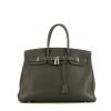 Hermes Birkin 35 cm handbag in grey Graphite togo leather - 360 thumbnail