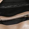 Saint Laurent College shoulder bag in taupe chevron quilted leather - Detail D3 thumbnail