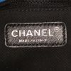 Chanel Mini Timeless shoulder bag in blue patent quilted leather - Detail D4 thumbnail