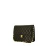 Chanel Mademoiselle bag worn on the shoulder or carried in the hand in black quilted leather - 00pp thumbnail