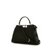 Fendi Peekaboo medium model handbag in black leather - 00pp thumbnail