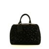 Louis Vuitton Speedy 30 cm Editions Limitées handbag in black paillette and black leather - 360 thumbnail