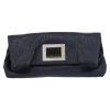 Pochette Louis Vuitton  Altair en cuir monogram bleu-marine - Detail D2 thumbnail