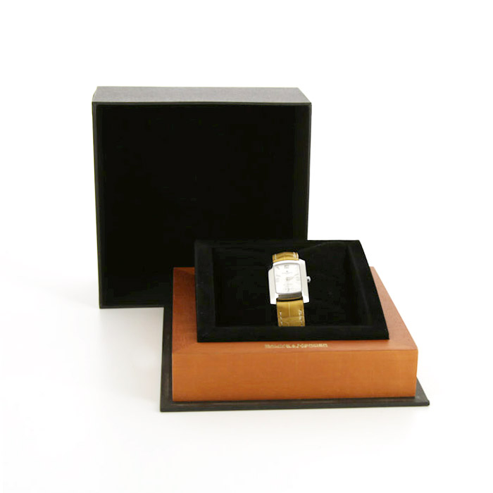 Reloj Baume & Mercier Hampton de acero Ref :  65909 Circa  2010 - Detail D2