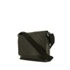 Louis Vuitton Messenger shoulder bag in black checkerboard print leather - 00pp thumbnail