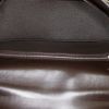 Hermes Kelly Lakis handbag in brown Swift leather and brown canvas - Detail D3 thumbnail