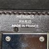 Hermes Kelly Lakis handbag in brown Swift leather and brown canvas - Detail D4 thumbnail