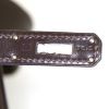 Hermes Kelly Lakis handbag in brown Swift leather and brown canvas - Detail D5 thumbnail