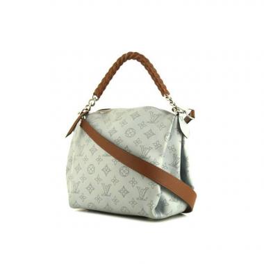 Louis Vuitton Babylone Handbag Mahina Leather Bb Neutral