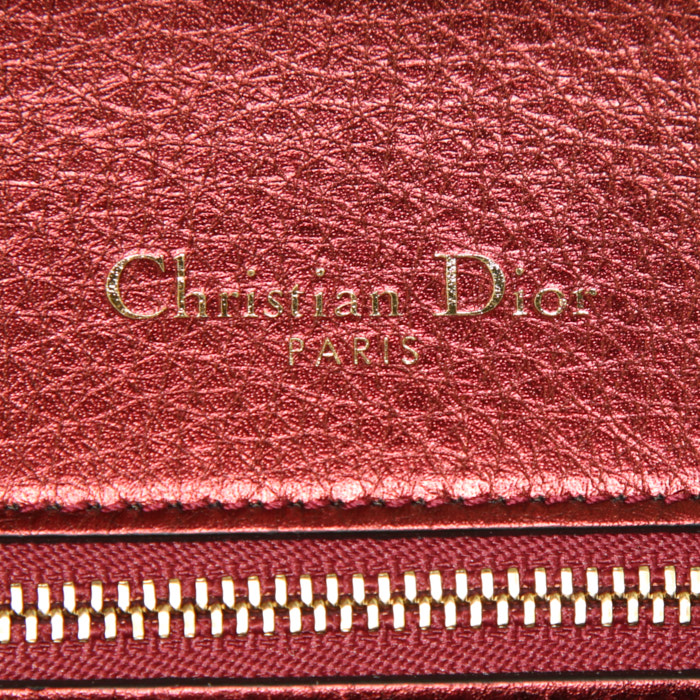 Dior Diorama handbag in red leather - Detail D4