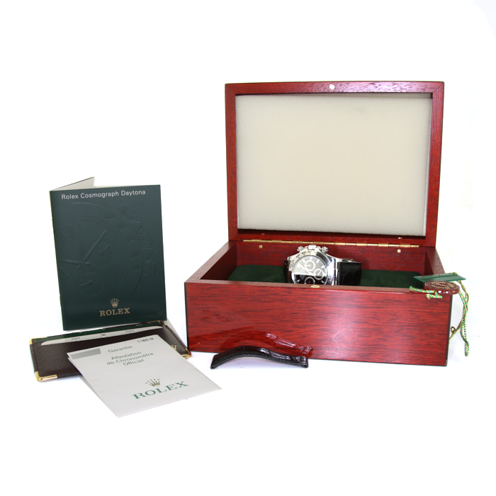 Reloj Rolex Daytona Automatique de oro blanco Ref :  116519 Circa  2003 - Detail D2