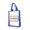 Chanel Shopping shopping bag in blue canvas and transparent plastic - 00pp thumbnail