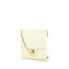 Chanel Crossing Times shoulder bag in white quilted leather - 00pp thumbnail