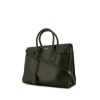 Saint Laurent Sac de jour small model handbag in black leather - 00pp thumbnail