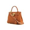 Hermes Kelly 25 cm handbag in gold togo leather - 00pp thumbnail