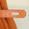 Bolso de mano Hermes Birkin 35 cm en cuero togo naranja - Detail D4 thumbnail