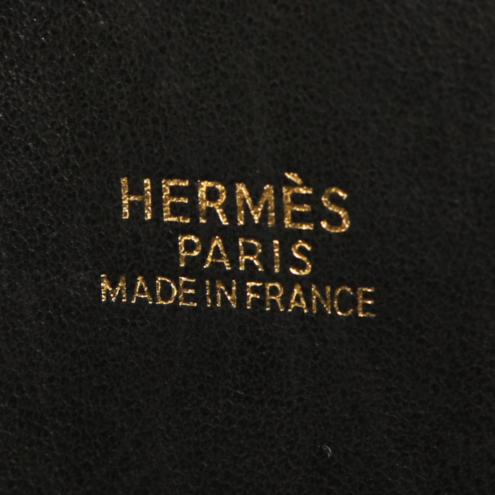 Borsa Hermès  Bolide 31 cm in pelle Fjord nera - Detail D4