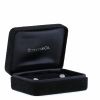 Tiffany & Co Circlet Mini earrings in platinium and diamonds - Detail D2 thumbnail