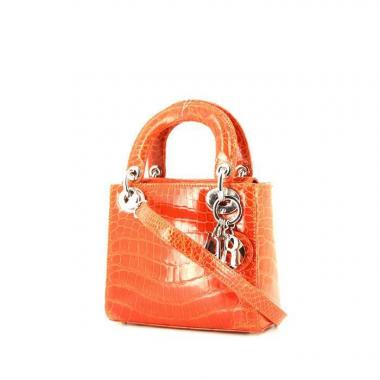 lady dior bag orange