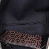 Fendi Zucca handbag in brown monogram canvas and brown leather - Detail D2 thumbnail