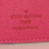 Portafogli Louis Vuitton Eugenie in tela monogram multicolore nera e pelle naturale - Detail D3 thumbnail