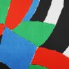 Sonia Delaunay, Untitled, lithograph in colors on paper, signed, dated, numbered and framed, of 1962 - Detail D1 thumbnail
