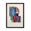 Sonia Delaunay, "Composition", etching and aquatint on paper, signed, numbered and framed, of 1966 - 00pp thumbnail