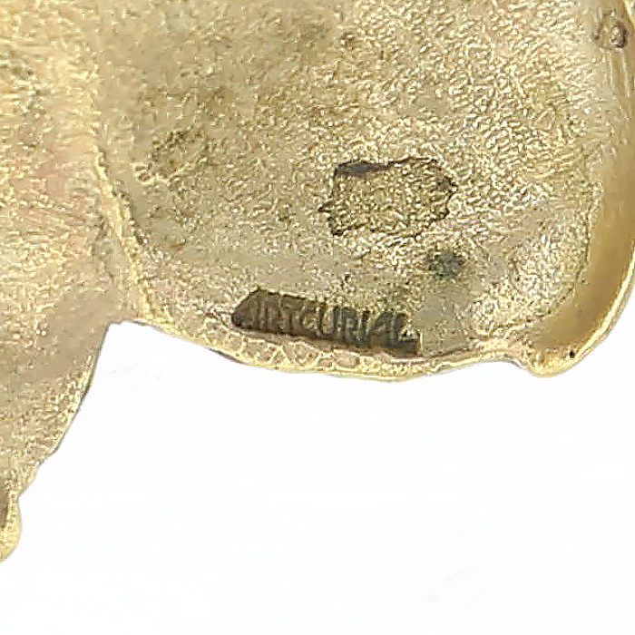 Claude Lalanne, broche "Anémone", en bronze doré, édition Artcurial, signée, épreuve d'artiste numérotée, des années 1980 - Detail D2