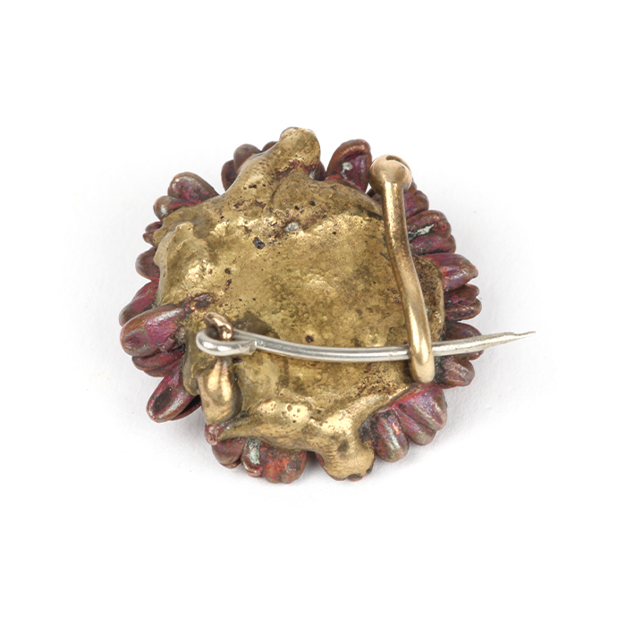 Claude Lalanne, broche "Pâquerette", en cuivre galvanisé, vers 1980/90 - Detail D1