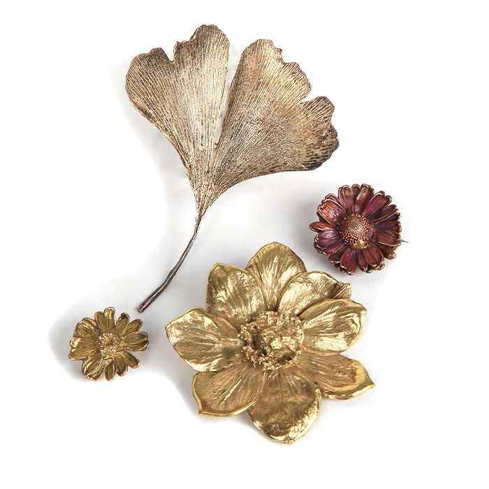 Claude Lalanne, "Pâquerette" brooch, in galvanized copper, around 1980/90 - Detail D2