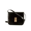 Celine Classic Box Teen handbag in black box leather - 360 thumbnail