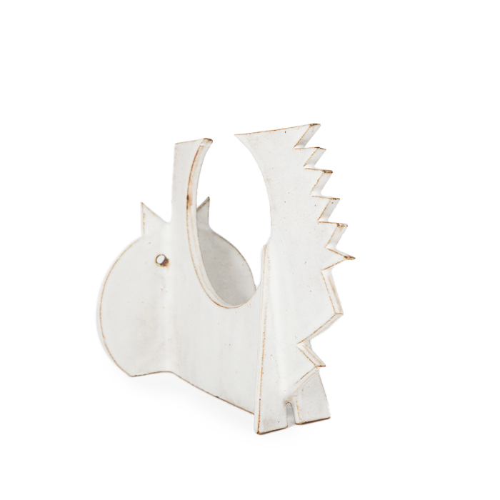 Bruno Gambone, "Chat", sculpture en grès émaillé, signée, des années 1970/80