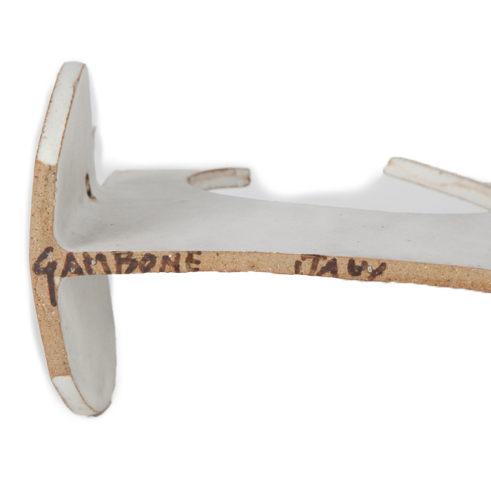 Bruno Gambone, "Cat", big sculpture in glazed stoneware, signed, from the 1970/80's - Detail D3