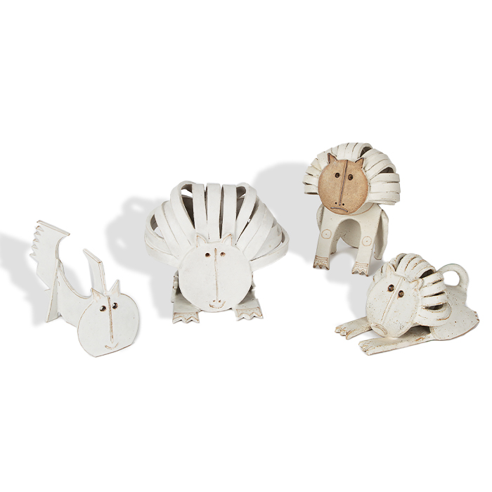 Bruno Gambone, "Chat", sculpture en grès émaillé, signée, des années 1970/80 - Detail D5