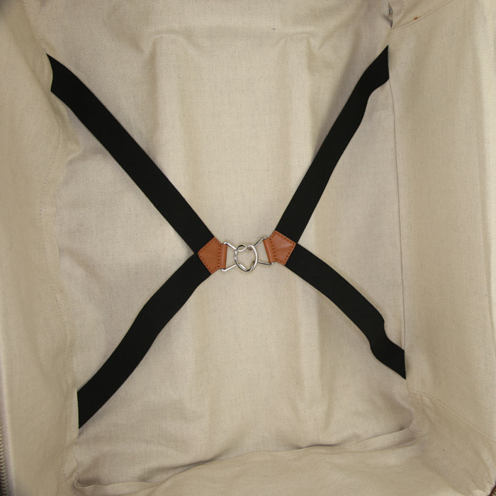 Valigia Loewe Cross Trolley in pelle gold - Detail D3