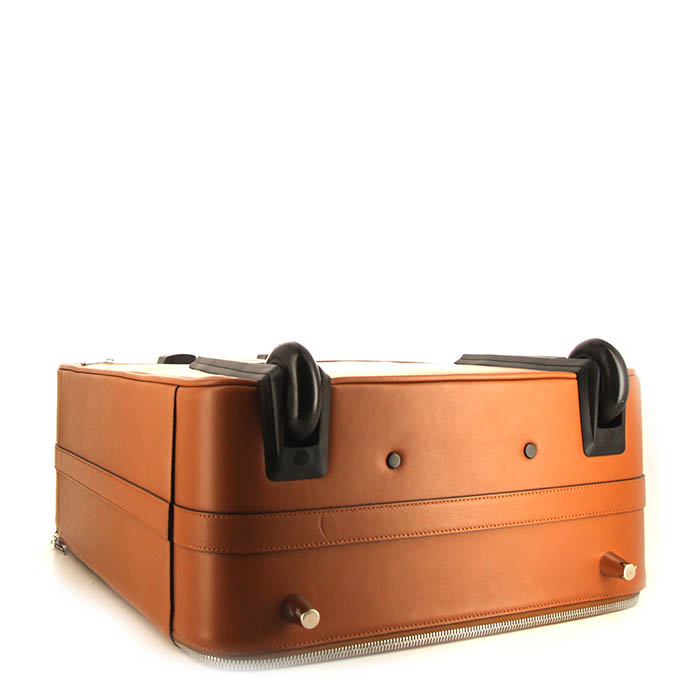 Valigia Loewe Cross Trolley in pelle gold - Detail D5