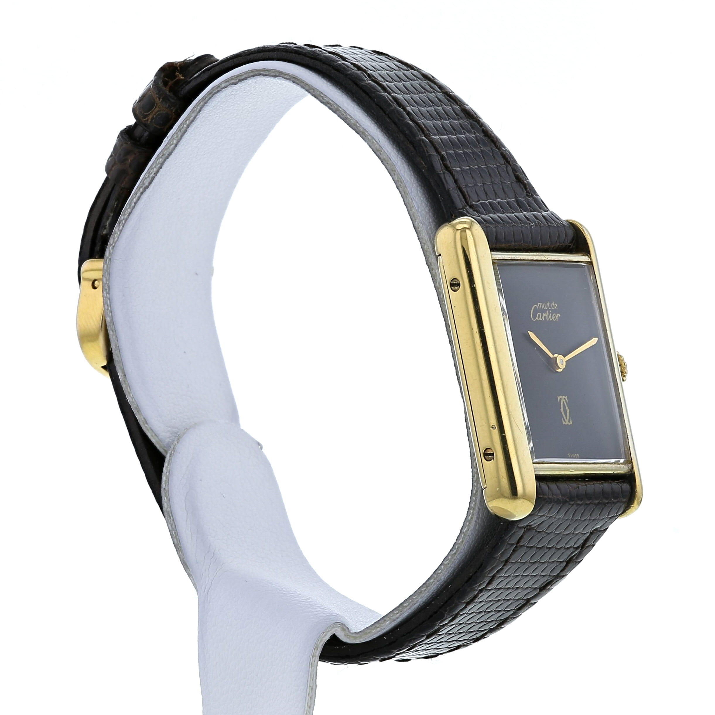 Cartier Tank Must watch in vermeil Circa  1990 - Detail D2