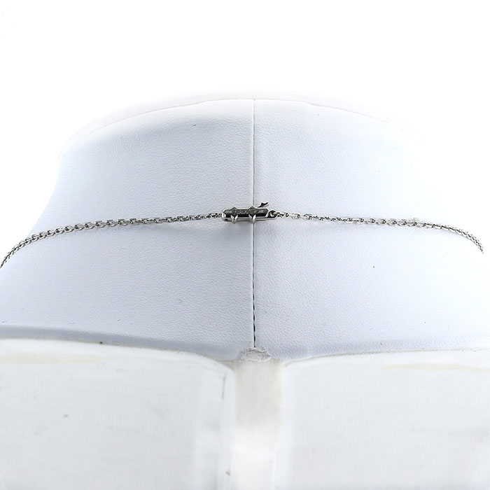 Cartier Coeur et Symbole necklace in white gold and diamonds - Detail D2
