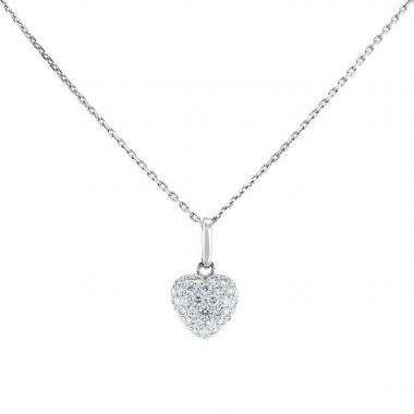 Cartier Coeur et Symbole necklace in white gold and diamonds