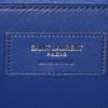Bolso bandolera Saint Laurent Kate en piel de pitón azul - Detail D4 thumbnail