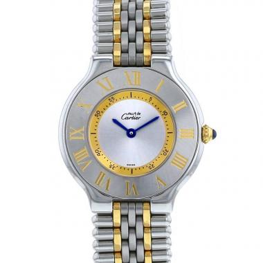 Montre Cartier Must 21 en acier Ref :  1330 - M21 Vers  1990