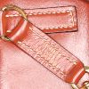 Bolso de mano Hermès Trim en cuero box rojo Pompei - Detail D3 thumbnail