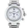 Cartier Pasha Chrono watch in stainless steel Ref:  2412 Circa  1999 - 00pp thumbnail