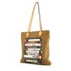Shopping bag Louis Vuitton Carry It in tela monogram marrone con decoro graffiti e pelle naturale - 00pp thumbnail